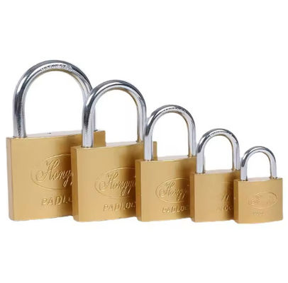 Commercial Antique Brass Padlock 40mm 70mm Painting Iron