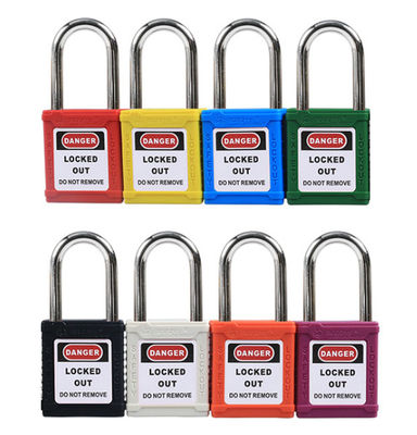 Kilitleme Tagout Güvenlik Endüstriyel Kilit Sarı Mavi Yeşil Kırmızı