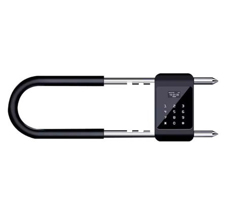 Akıllı parmak izi U şeklinde kilit USB şarj Yüksek güvenlik