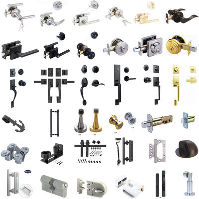 Mortise Kapı Kilit Set Paslanmaz Çelik Modern Giriş Kapısı Çekme Talimi Metal Kapı Kilit
